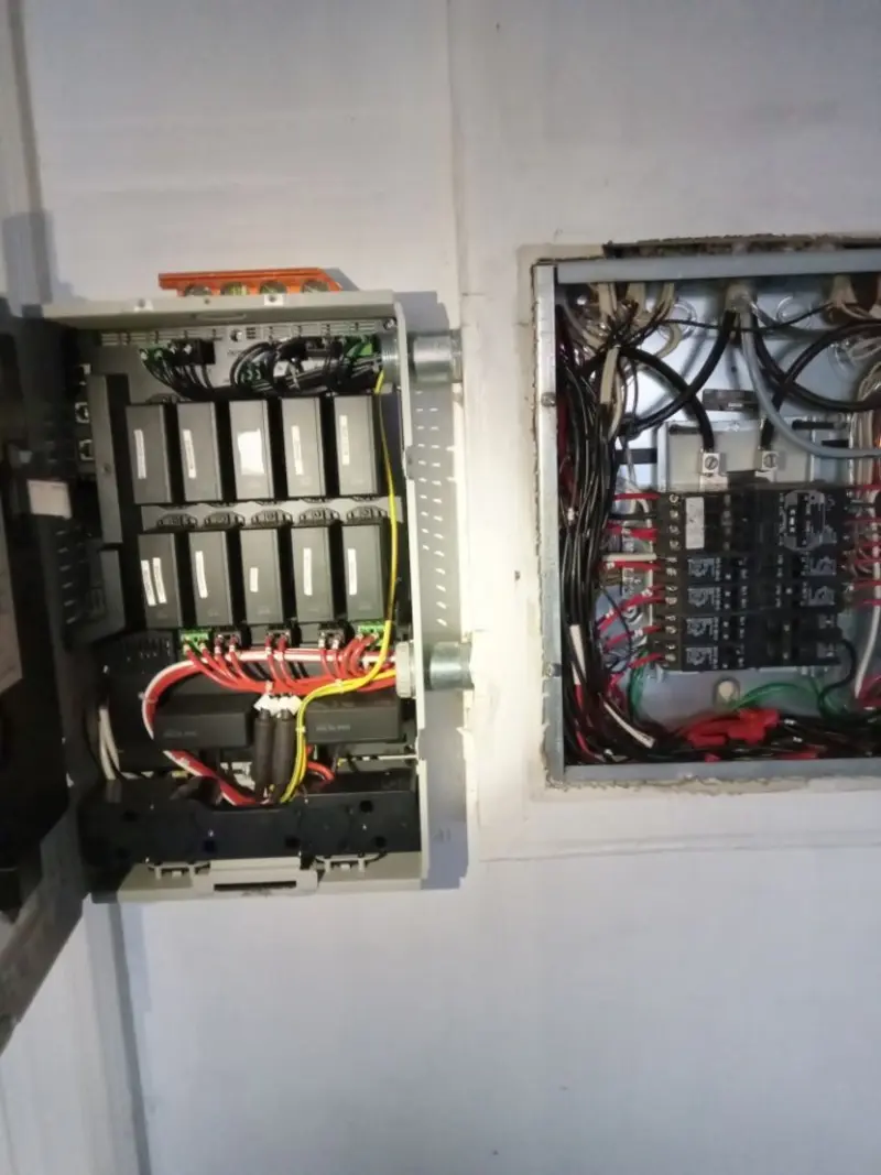 Electrical panel upgrade completed for Carbon Monoxide Detector Installation in Lordstown